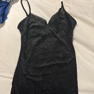 Forever 21 Black Strappy Top